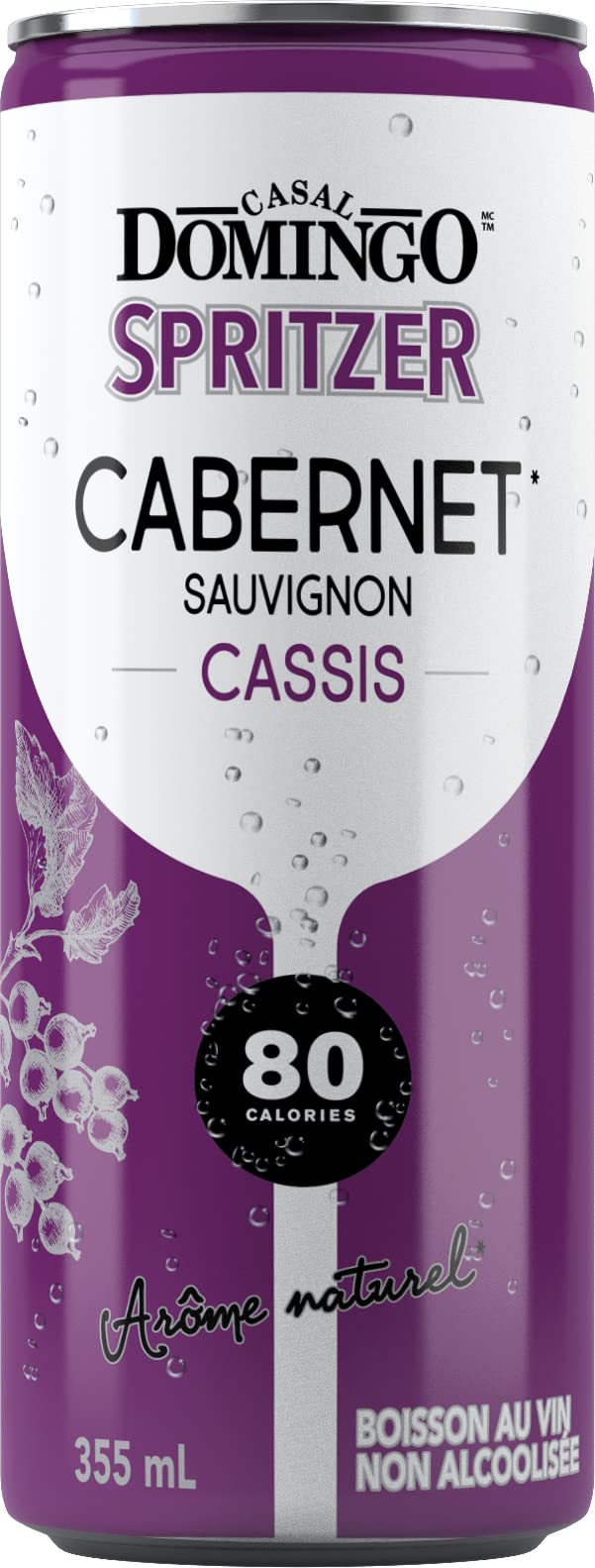 Casal Domingo Spritzer Cabernet Sauvignon Blackcurrant, 24 Count