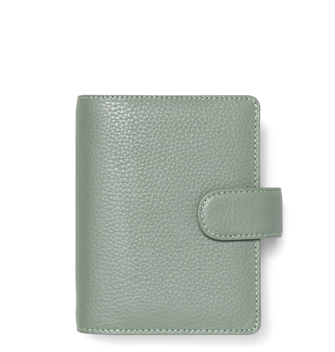 Filofax Norfolk Pocket Leather Organiser - Sage