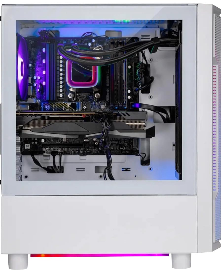 Skytech Gaming Archangel PC para Juegos, Intel i7 14700F 2.1GHz, NVIDIA RTX 5060 Ti 16 GB, SSD NVMe Gen4 NVMe 16 GB DDR5 RAM 6000, 650W Gold PSU 360 ARGB AIO, WLAN, Win 11, Ordenador