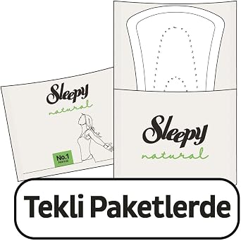 Sleepy Natural Ultra Hassas Günlük Ped Uzun 64 Adet Ped