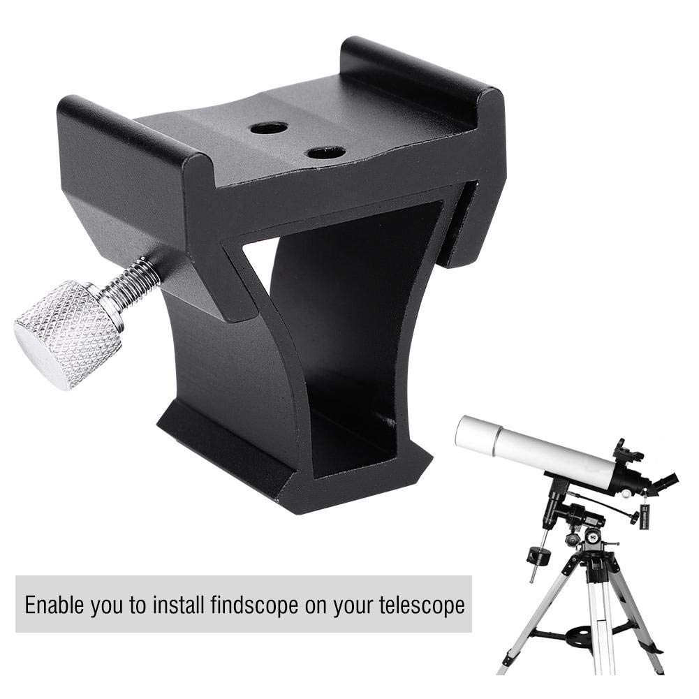 Finderscope Finder Schwalbenschwanz-Basis Teleskop Finderscope Mount Schwalbenschwanz-Schlitzplatte Rillenschraube Zubehör für