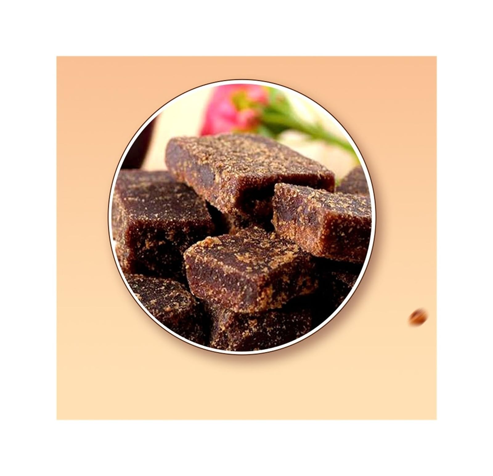 468 g de caramelos de ciruela y azúcar moreno, un regalo nostálgico agridulce, perfecto for bodas y meriendas diarias.