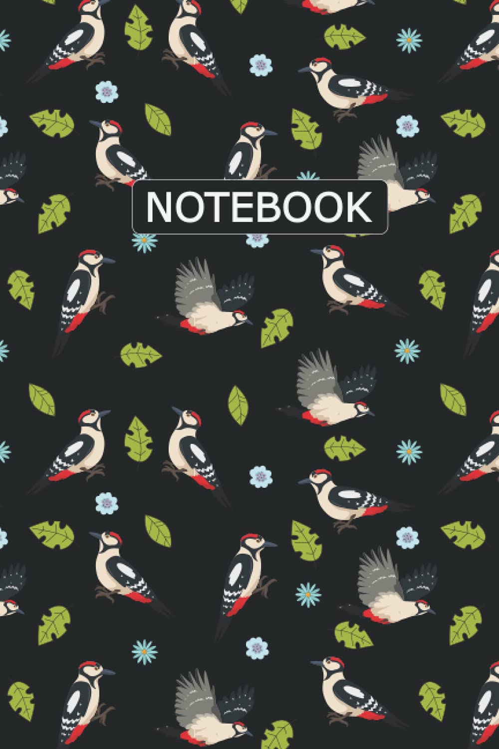 Woodpecker Notebook: Woodpecker Notebook Journal To Write Notes, Password, Notepad, To Do Lists - 6 x 9 Inches - 100 Pages