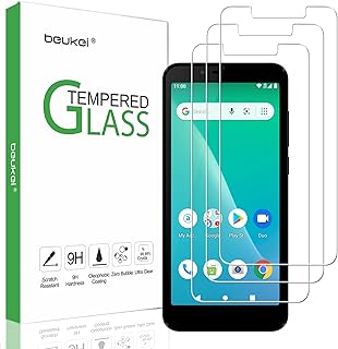 beukei (3 Pack) Compatible for SCHOK VOLT SV55 Screen Protector Tempered Glass, Touch Sensitive,Case Friendly, 9H Hardnessï¼ŒScreen Protector for Schok Volt SV55 SV55216