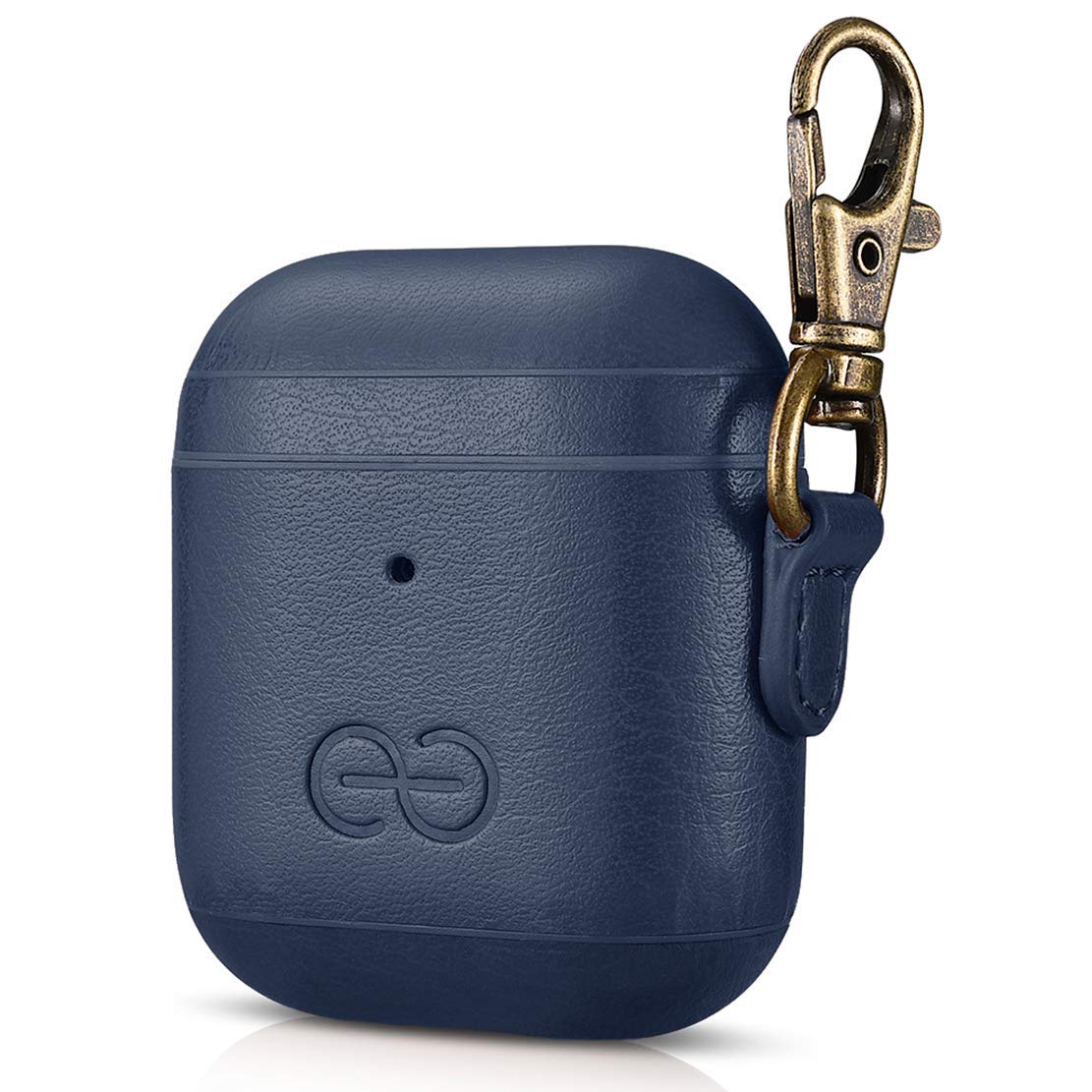 Dreem Om Case Cover with Keychain Clip Compatible with AirPods 4 for Apple AirPods 4th Generation, Vegan Leather AirPod Case for Men & Women, Luxury Earbuds Accessory for iPhone - Caramel — view 97