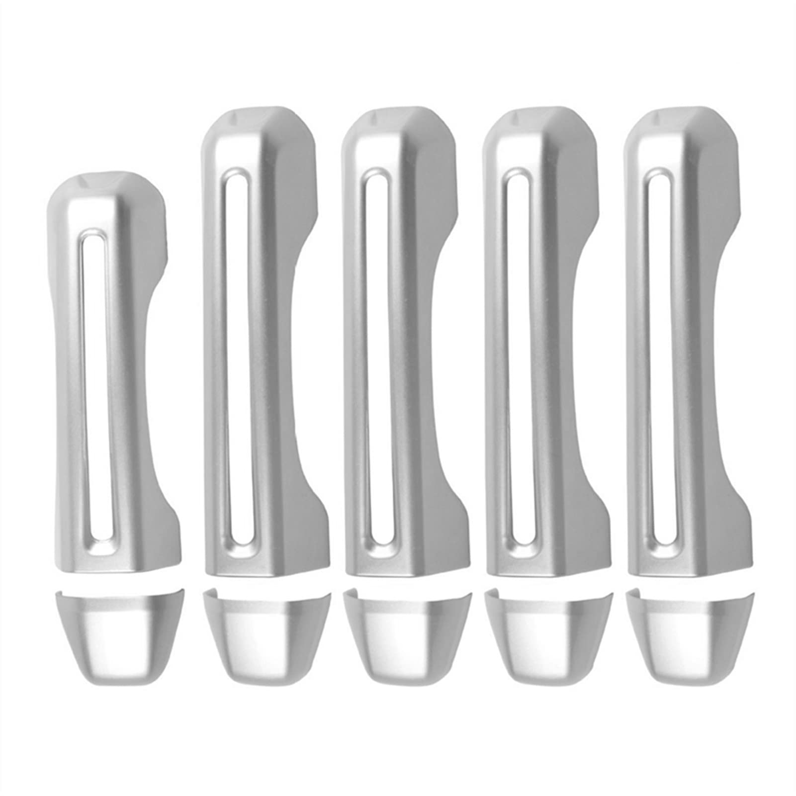 Fahbstr 2 Car Inner Handle For Jeep Wrangler Jl 018-021 10 Pcs Exterior Side Door Handle Tailgate Decoration Cover Stickers(2)