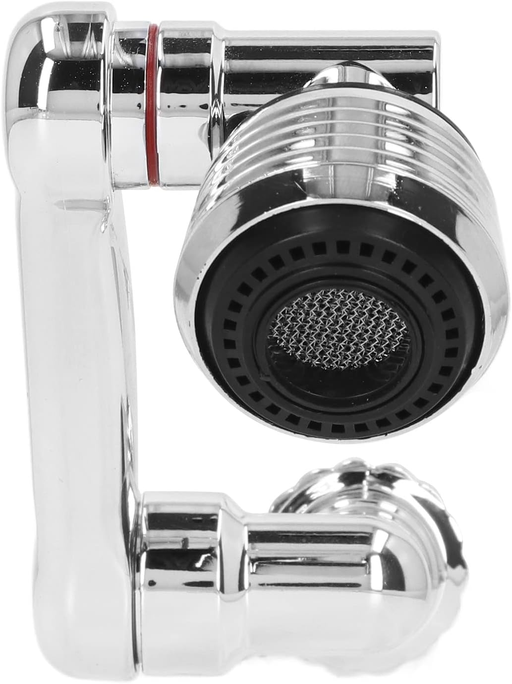 Rotating Faucet Extender, 1080 Degree Bendable Swivel, Swivel Aerator, Polished Stainless Steel for Kitchen Sink, Balcony Sink, Bathroom Faucet, RV Camper, Laundry Room, Outdoor Us