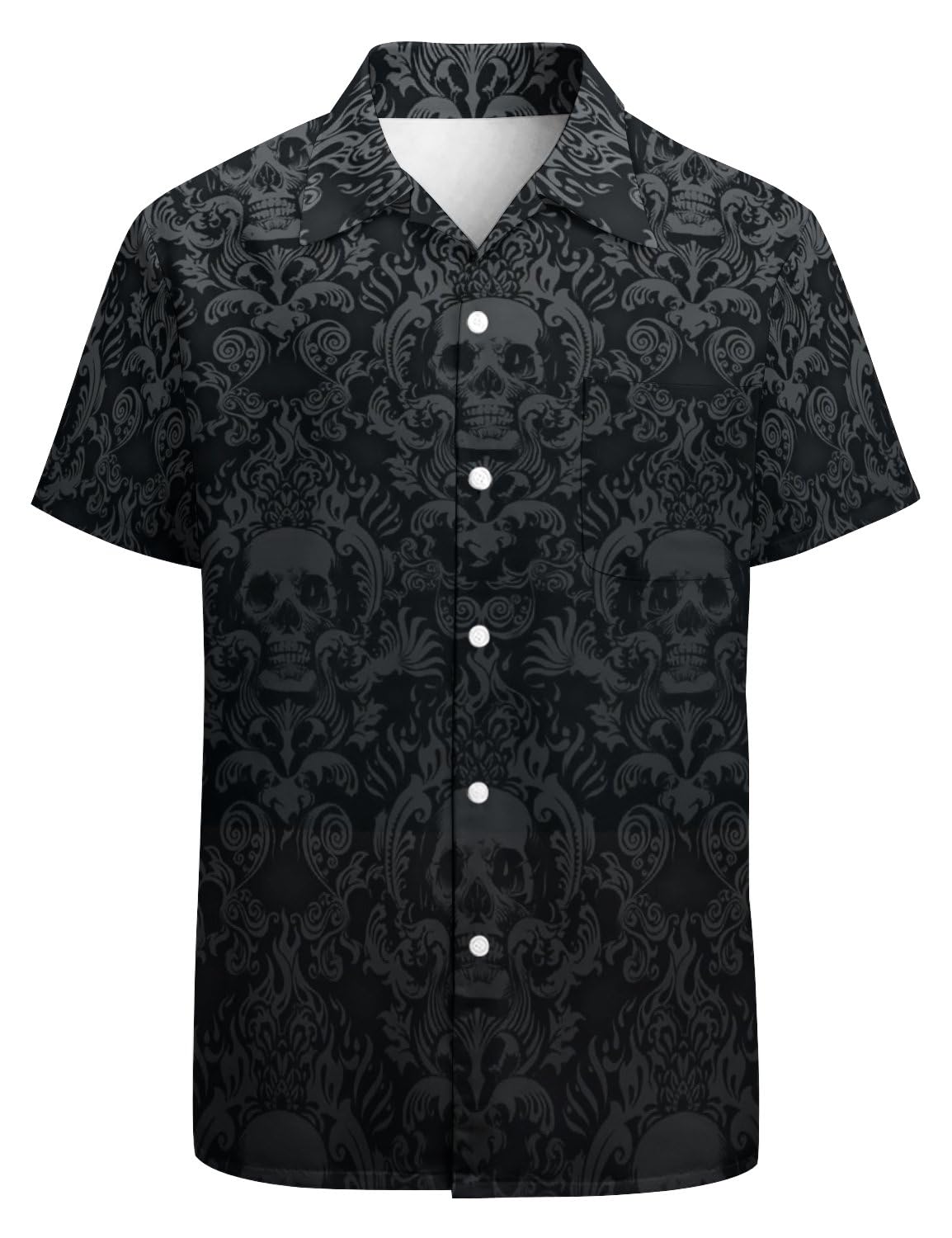GADZILLE Hawaii-Hemd für Herren, lässiges Button-Down-Shirt