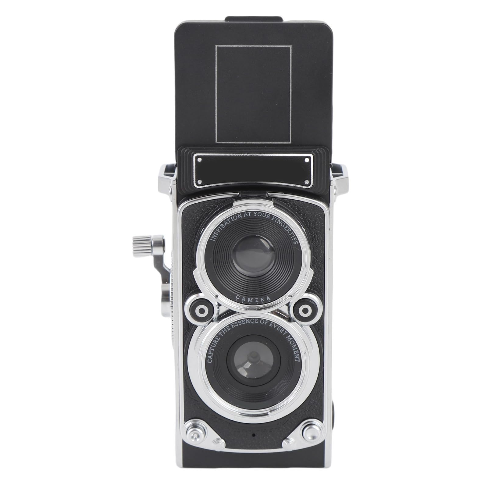 Vintage Mini Digital Camera, 1080p 12MP Retro TLR Style i SEAT VLOGGHIGAMING Camera, Auto Focus, dla Początkujących Nastolatków Dorośli Dzieci (128GB)