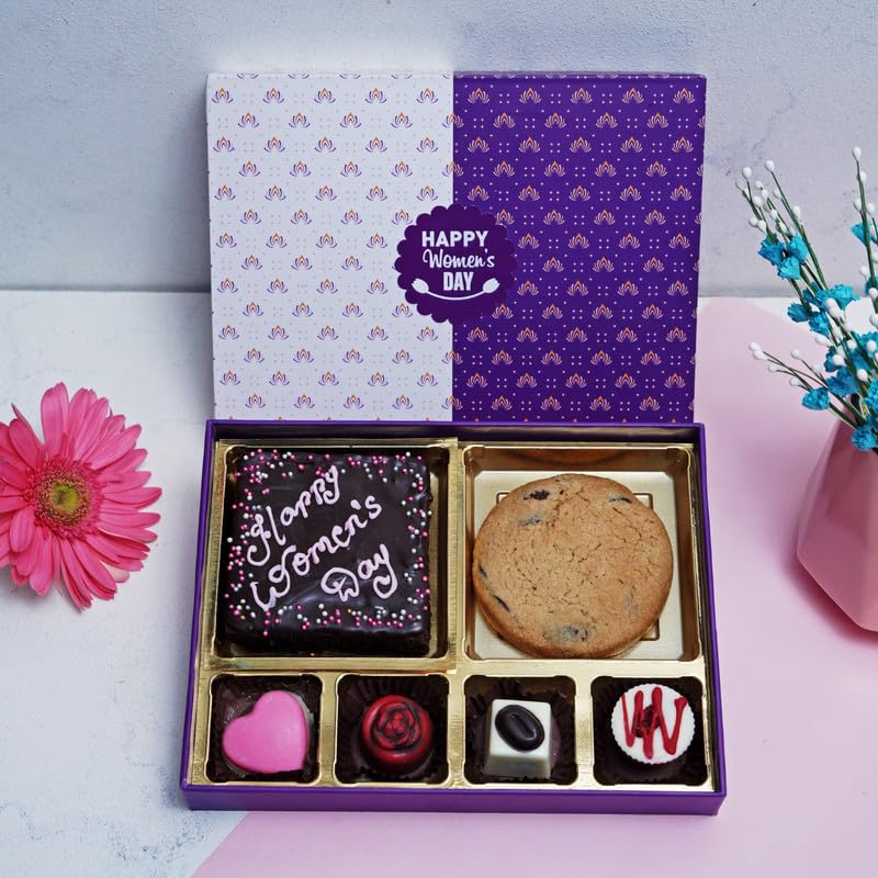 Image of VELVET FINE CHOCOLATES Delightful Chocolate Box| Holi Gift Hamper | Festival Gifting | Holi Gifts For Family & Friends | Birthday, Anniversary Gift'S | Wholesome Corporate Gifting