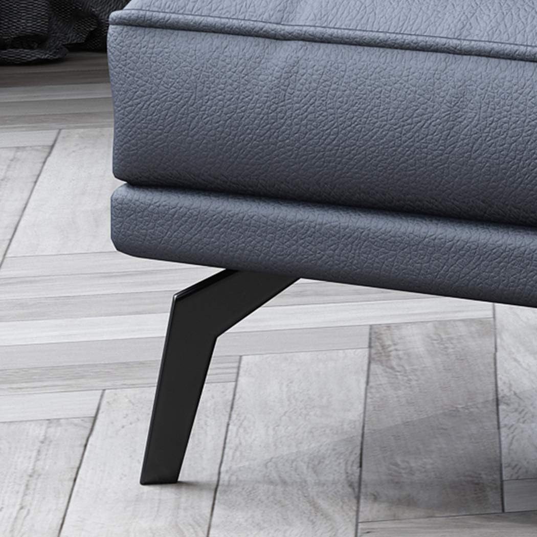 4pcs Furniture Legs Furniture Feet Metal Table Legs Supporting Feet Sofa Legs Cabinet Legs, Furniture Replacement Legs, Black(16.5cm/6.4in)