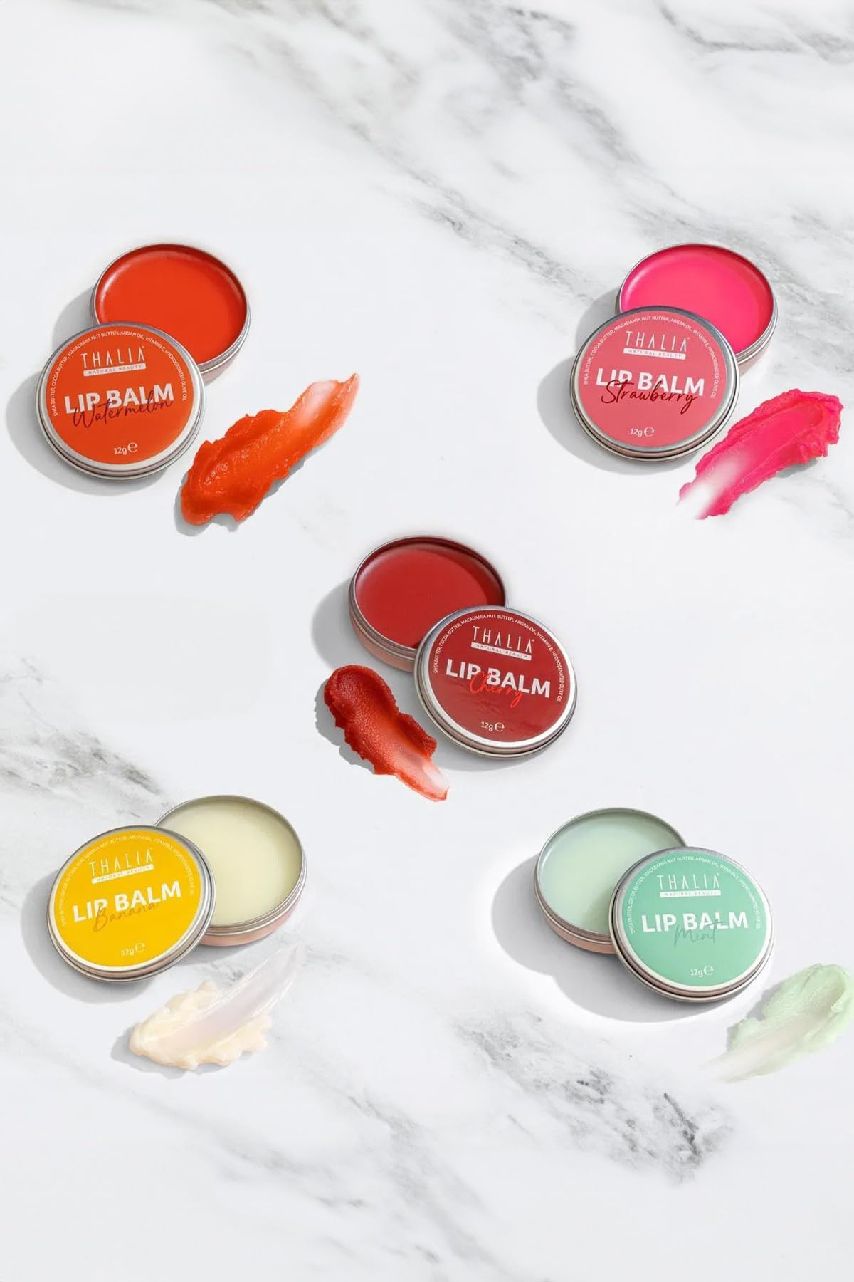 Trendmiya Bez El Çantası & Thalia LipBalm-Thalia Sabun & Peştemal & Su Geçirmez Telefon Kılıfı Hediye Seti
