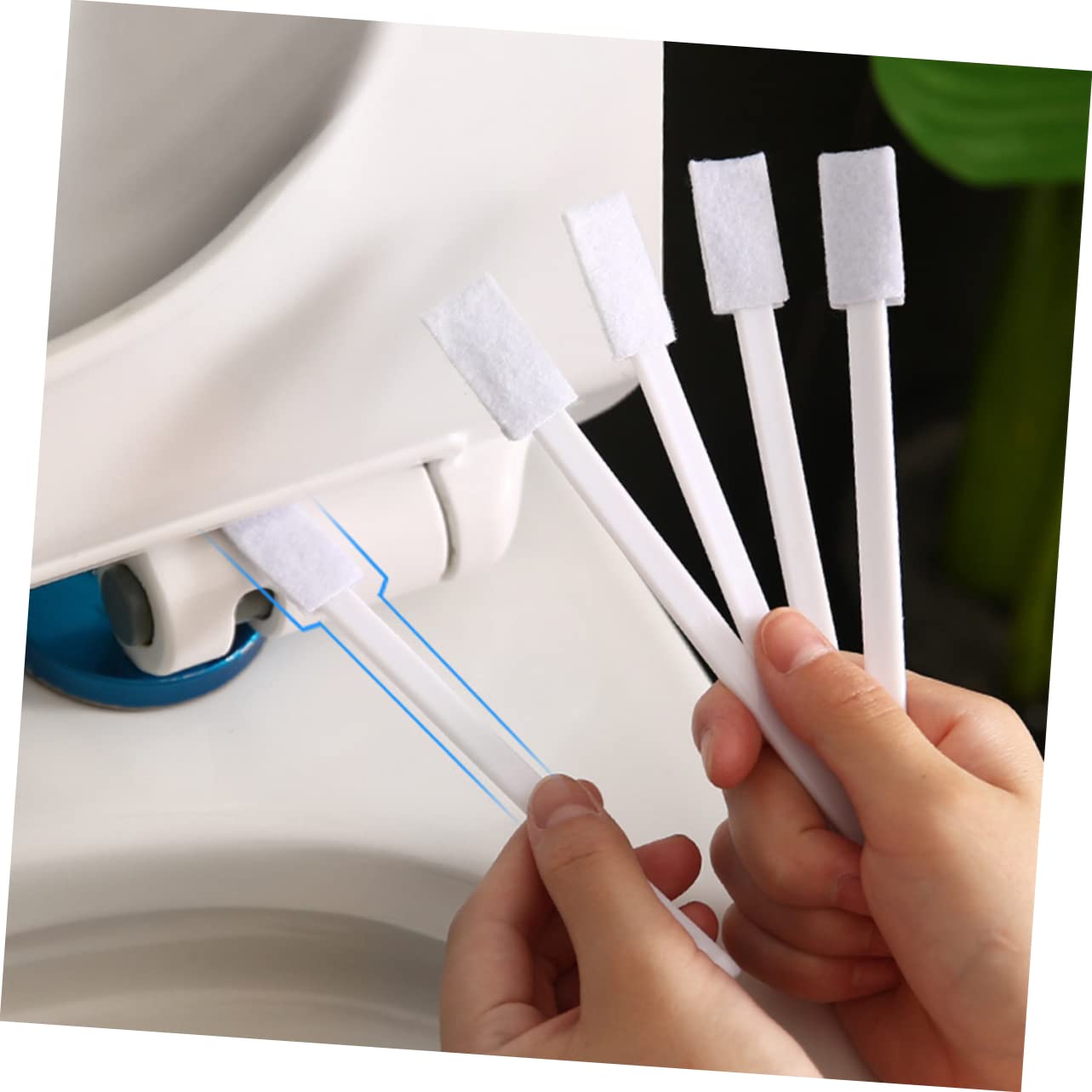 Ipetboom 120piezas Cepillos De Limpieza Desechables De Reducidos Baños y Cocinas Cepillos Para Ranuras y Grietas De Limpieza Efectivas y Prácticas