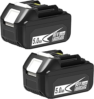 5.0Ah Replacement Battery for Makita 18V Batteries BL1830 BL1850 BL1860, Compatible with Makita 18V Lithium-Ion Cordless Power Tools and Chargers