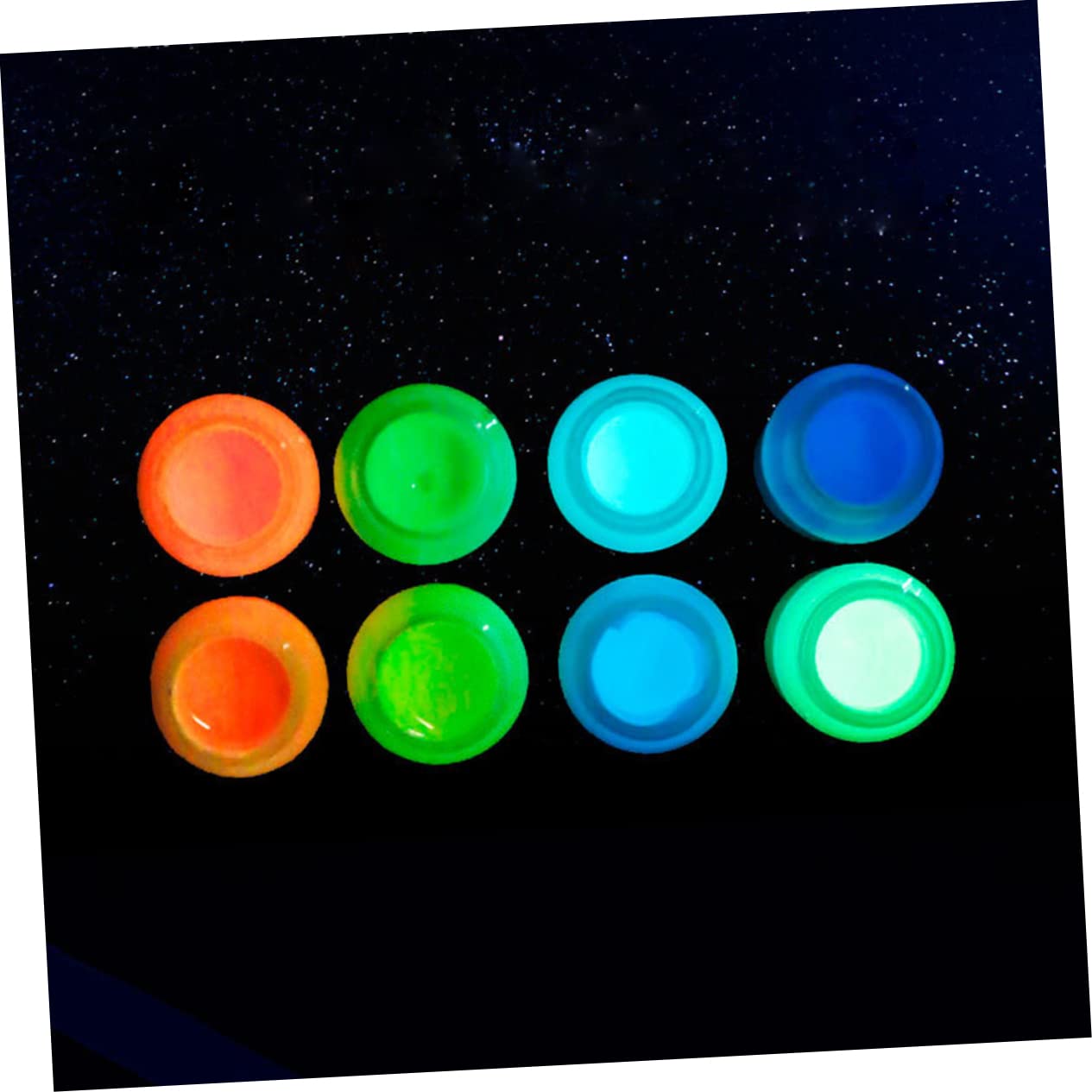 Uonlytech 3 Set Vernice Fluorescente Luminescente Neon Che Al Per E Arancione Blu Rosa 5 Pezzi*3