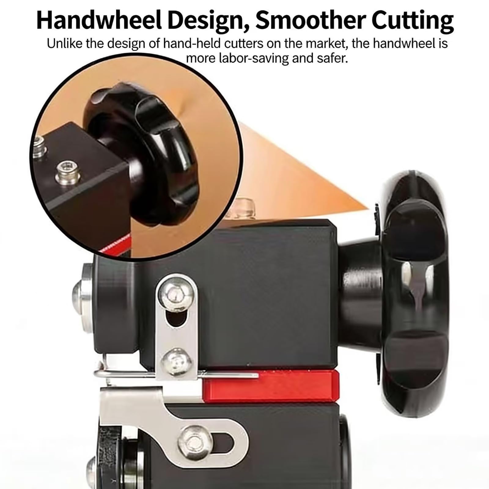 Herramienta de Corte de Cuero para Bricolaje, cortadora Manual, Grosor de 0-4 mm, Ancho de 25 mm, máquina portátil para la fabricación de Bolsos y Manualidades.