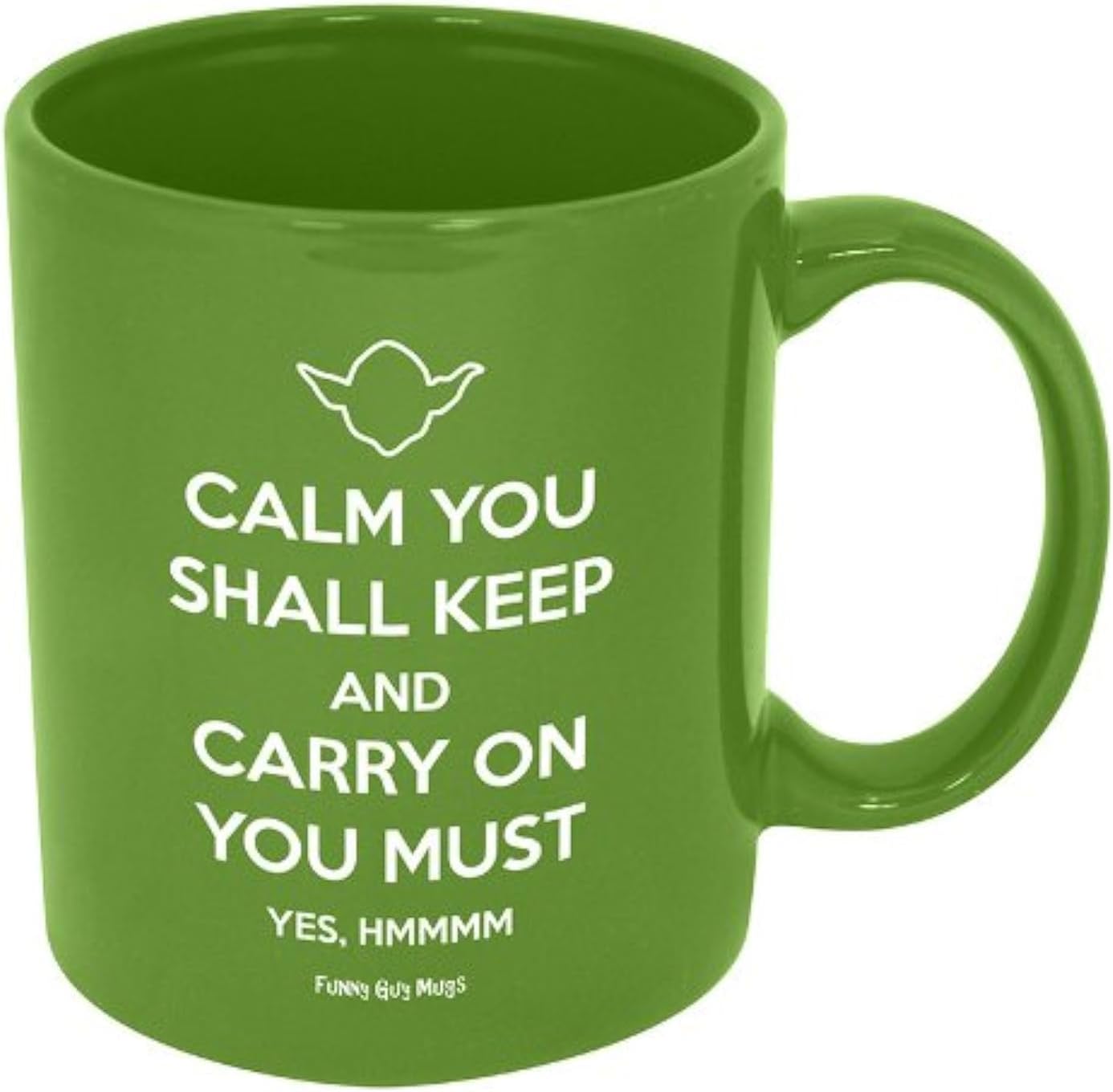 Funny Guy Mugs Calm You Shall Keep And Carry On You Must Ceramic Coffee Mug - 11oz - Ideal Funny Coffee Mug for Women and Men - Hilarious Novelty Coffee Cup with Witty Sayings