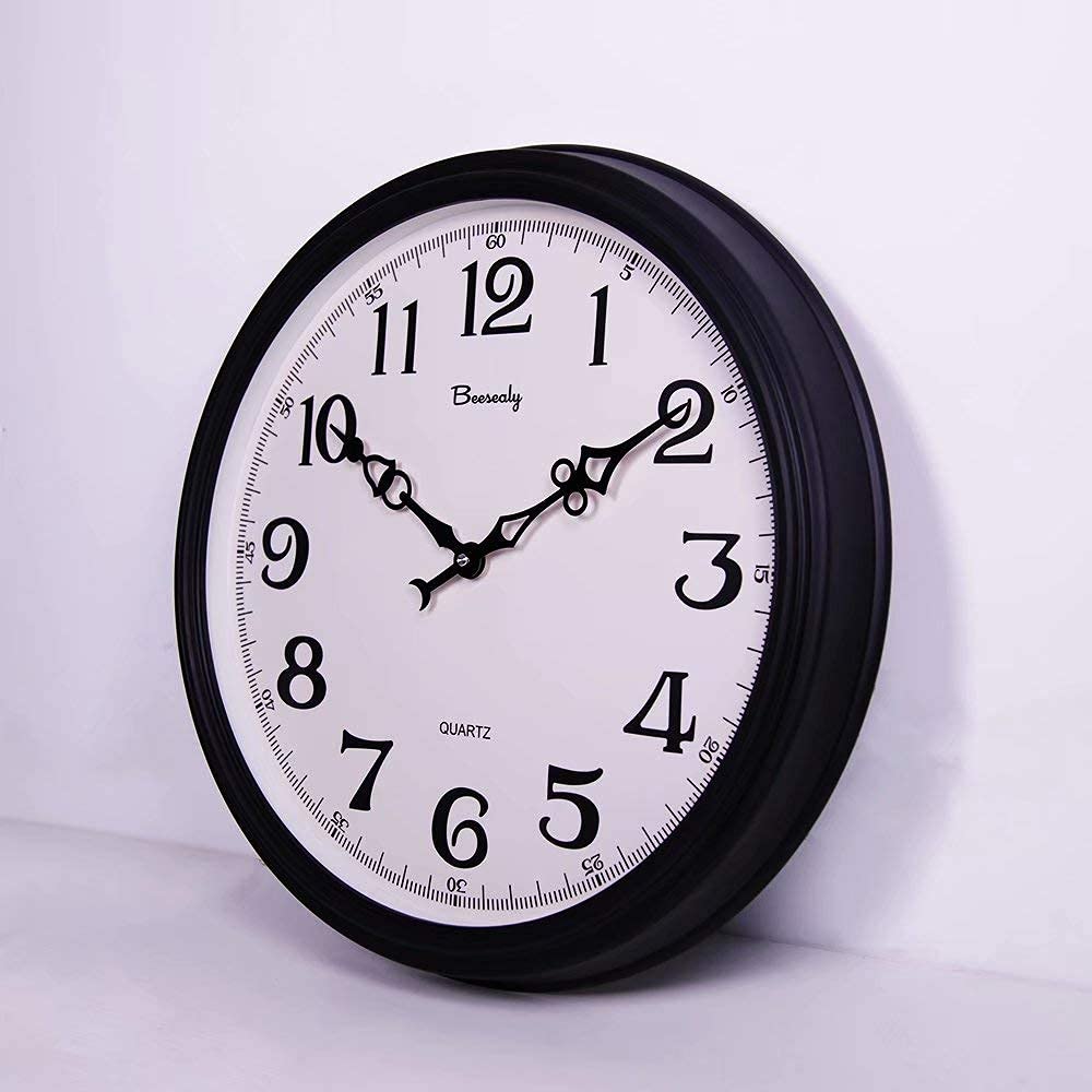 Horloge murale moderne et géante de 20 pouces pour harmoniser le séjour familial