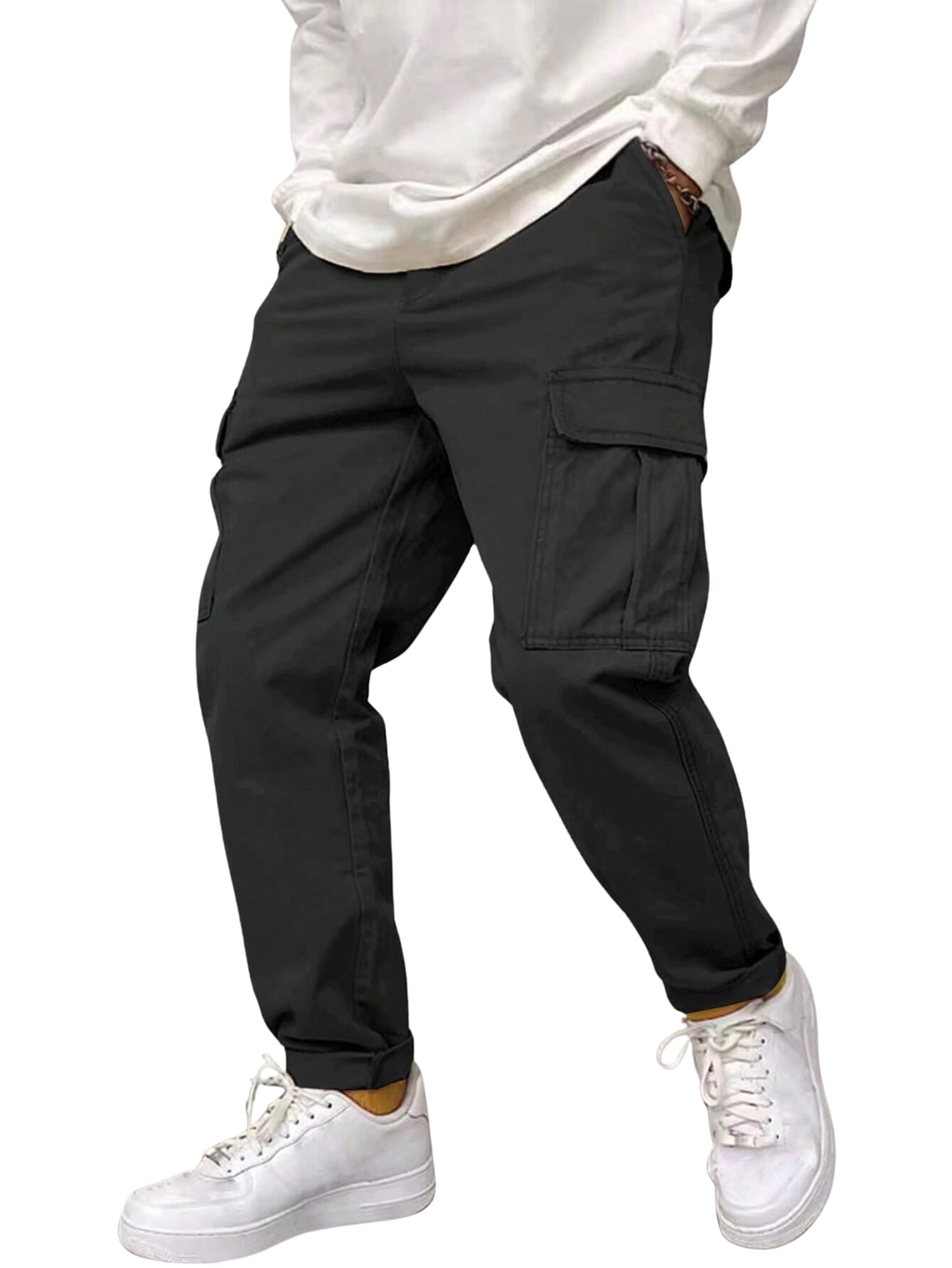 Cotton Cargo Pants for Men | Cargos for Men (Cargo 129-132)-image-38