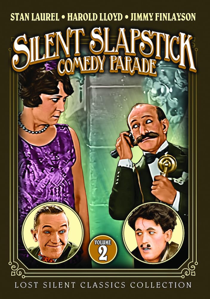 Silent Slapstick Comedy Parade Vol 2 DVD antología de cine mudo americano y comedia clásica slapstick