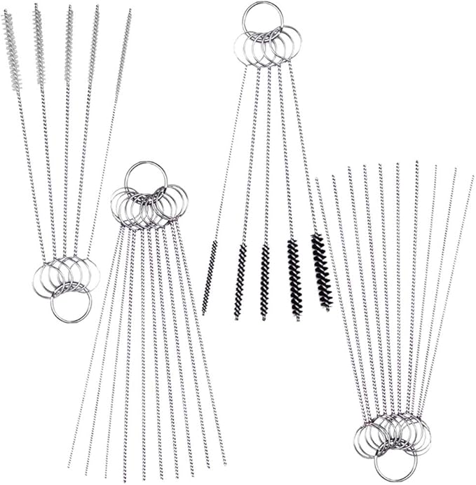 SENHAI 2 Sets Carburetor Carbon Dirt Jet Cleaning Brushes