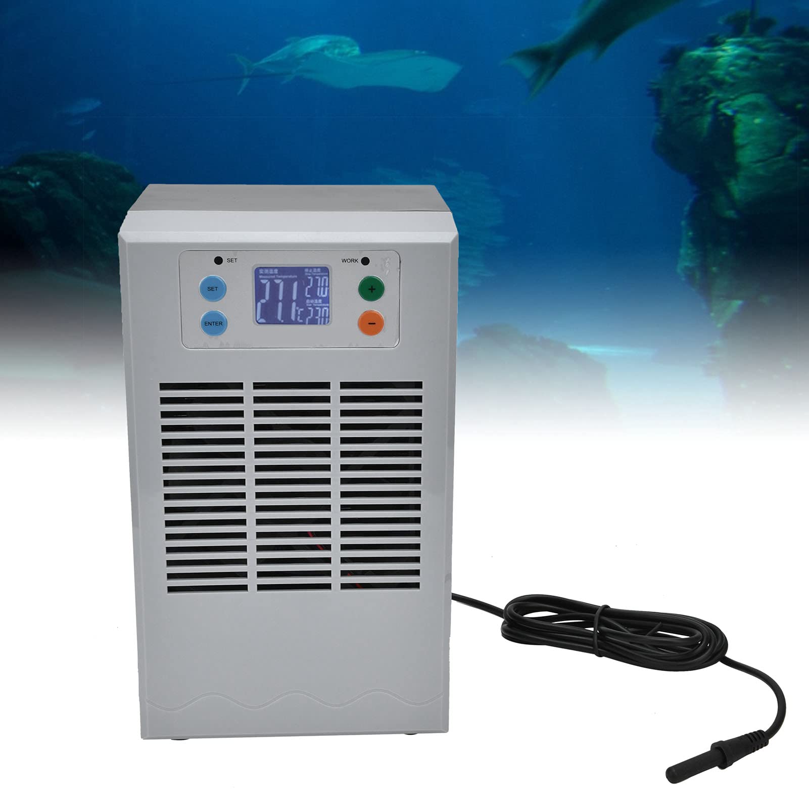 Macchina per il Riscaldamento e il Raffreddamento 'acquario, Refrigeratore d'acqua Elettronico per il Controllo Intelligente della Temperatura del Microcomputer da 35 Litri per