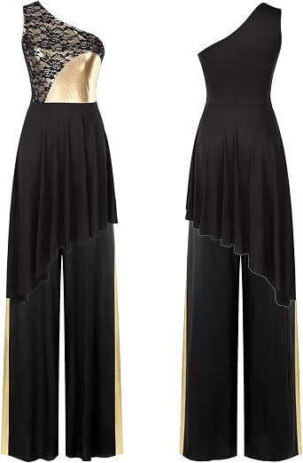 Women Elegant Classical Modern Contemporary Lyrical Dance Practice Mesh Tops Dress Pants Suit Ballet for Women