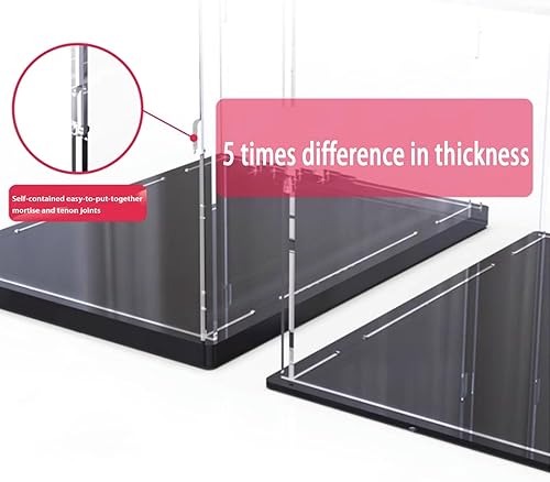 Miniatura 5 de Vitrina de acrílico para Lego 21051 Tokyo Skyline, a prueba de polvo transparente vitrina (juego no incluido) (0.079 in)