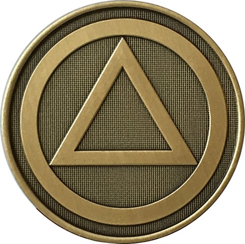 Wendells Circle Triangle Pain Is Necessary Suffering Is Optional Aa Alcoholics Anonymous Sobriety Medallion Chip Bronze #TOP4