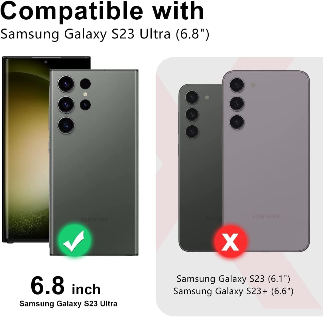 NGB Designed for Samsung Galaxy S23 Ultra Case, Pink/Aqua | Glitter Liquid Sparkle Cute Cover for Women Girls Kids | with Screen Protector & Ring Holder & Wrist Strap Lanyard - Image 2