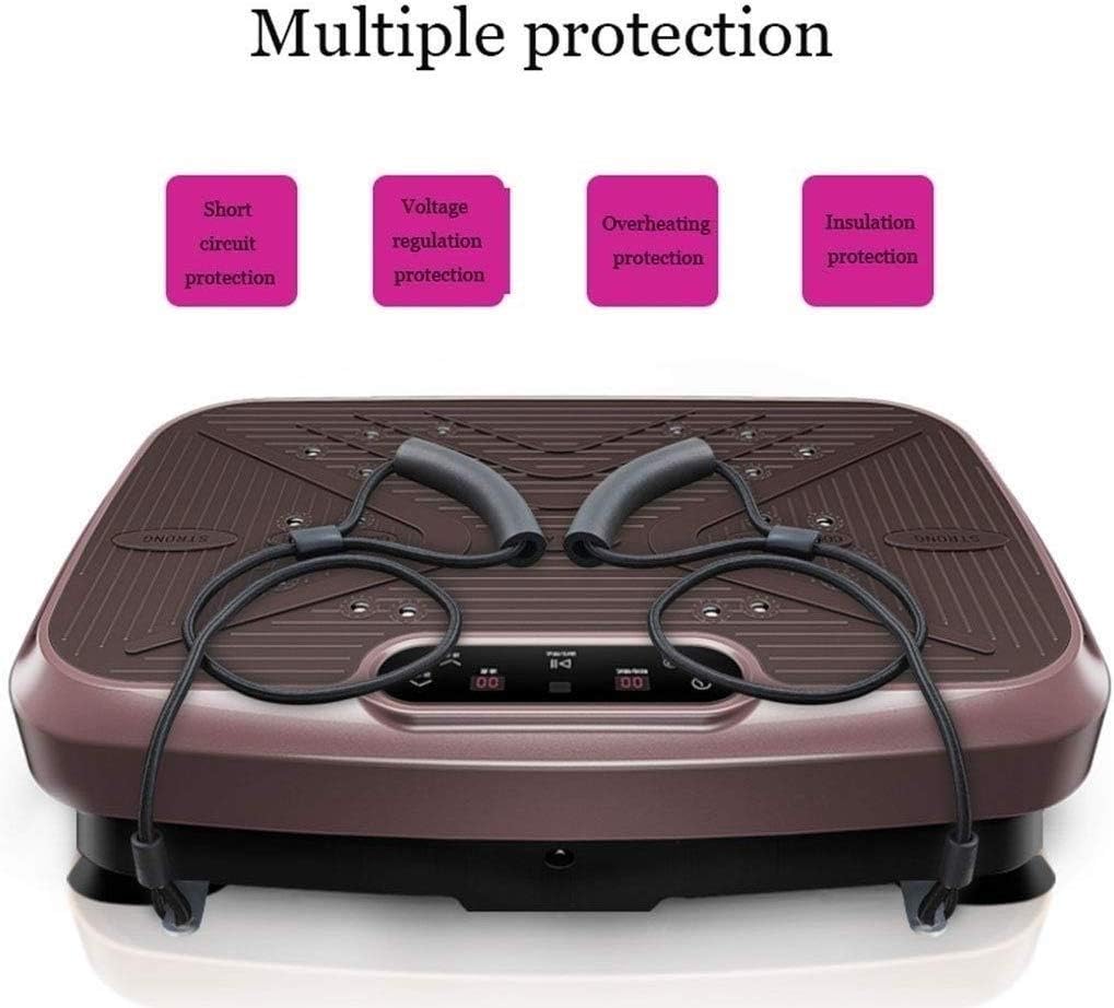 3D Vibration Plate Exercise Machine - Dual Motor Oscillation Pulsation 3D Motion Vibration Platform Full Whole Body Vibration Machine for Home Fitness Weight Loss