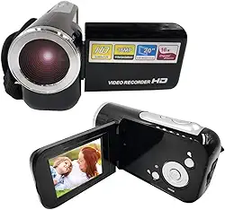 Câmera de Vídeo Digital DV Camcorder 1080P 720P HD Tela TFT 2 polegadas 16x Memória Estendida 32GB Auto-Foco Temporizado