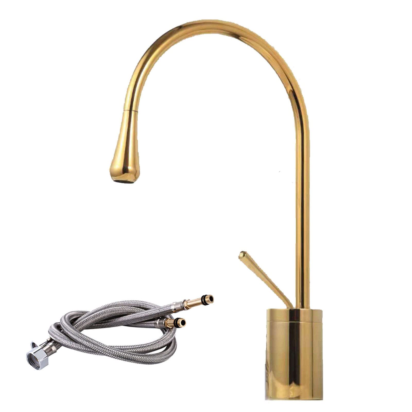 Robinet de salle de bain mitigeur moderne en laiton haut pour lavabo de maison