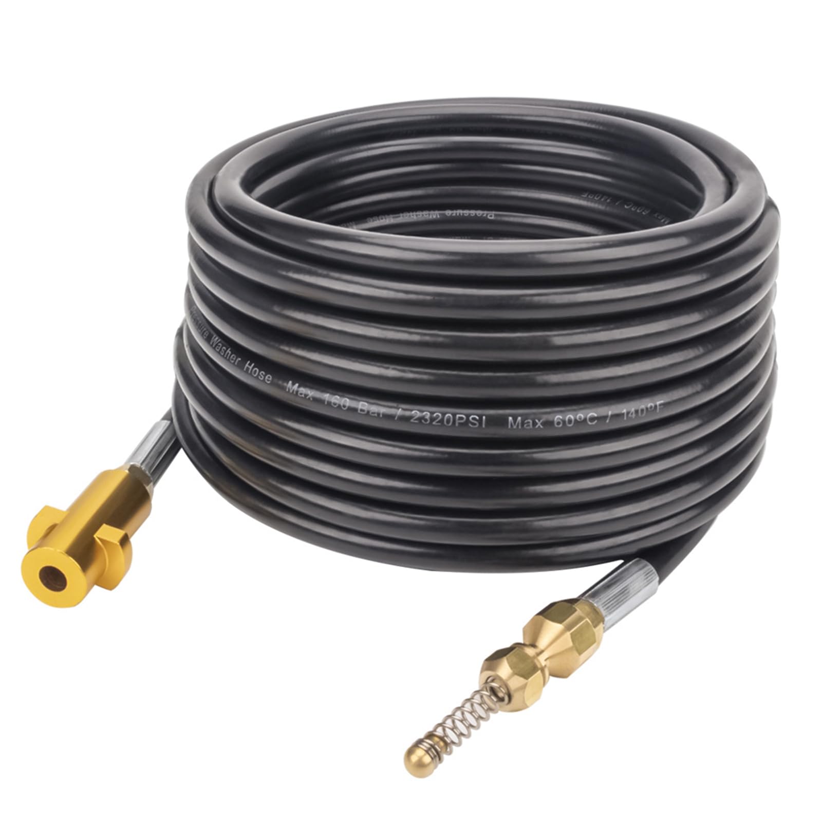 Amazon.co.jp: BEAR FORCE 1/4” * 20m * 160 Bar 高圧洗浄機下水道排水