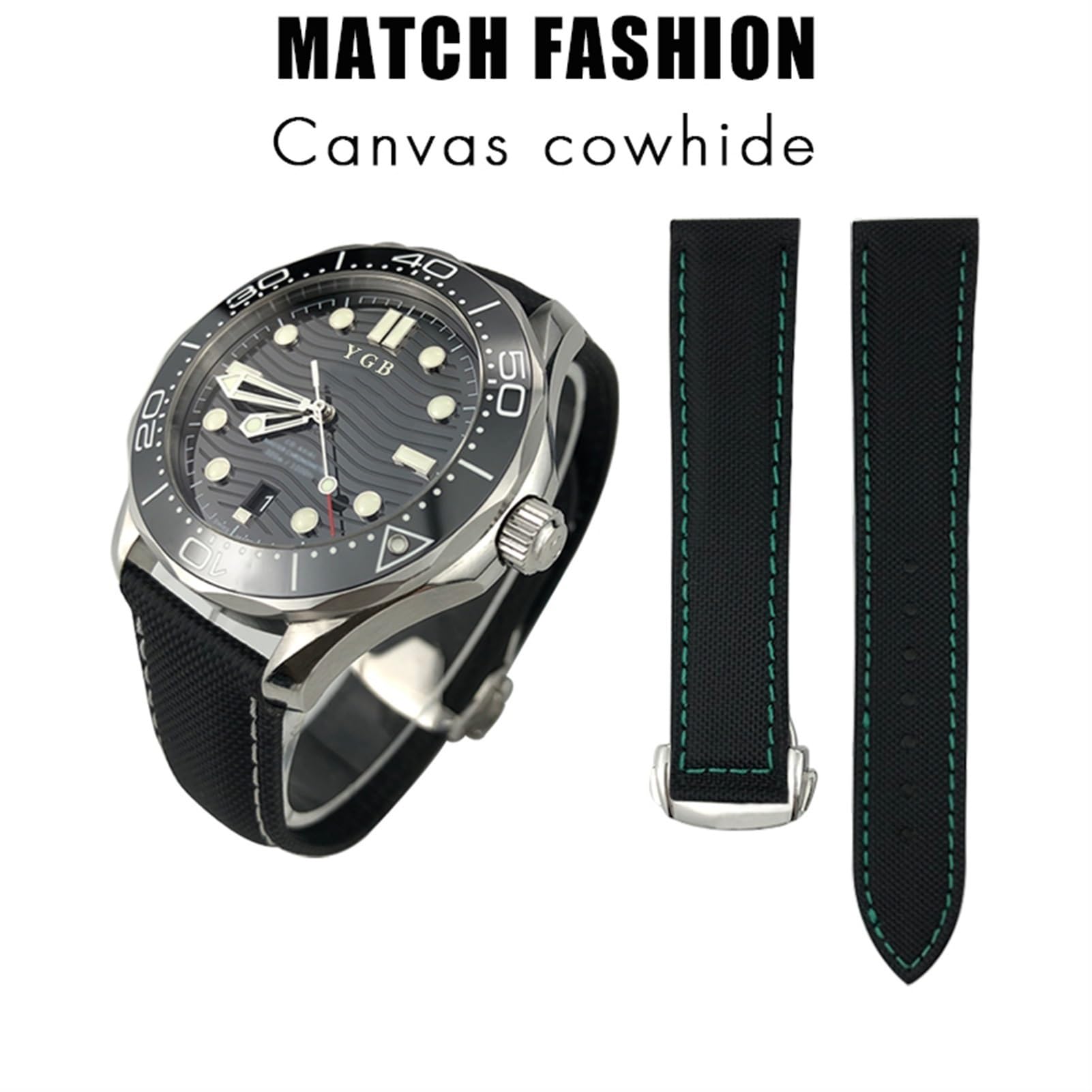 Nylon Canvas Watchband 19mm 20mm 21mm 22mm per cinghia di orologio tissot