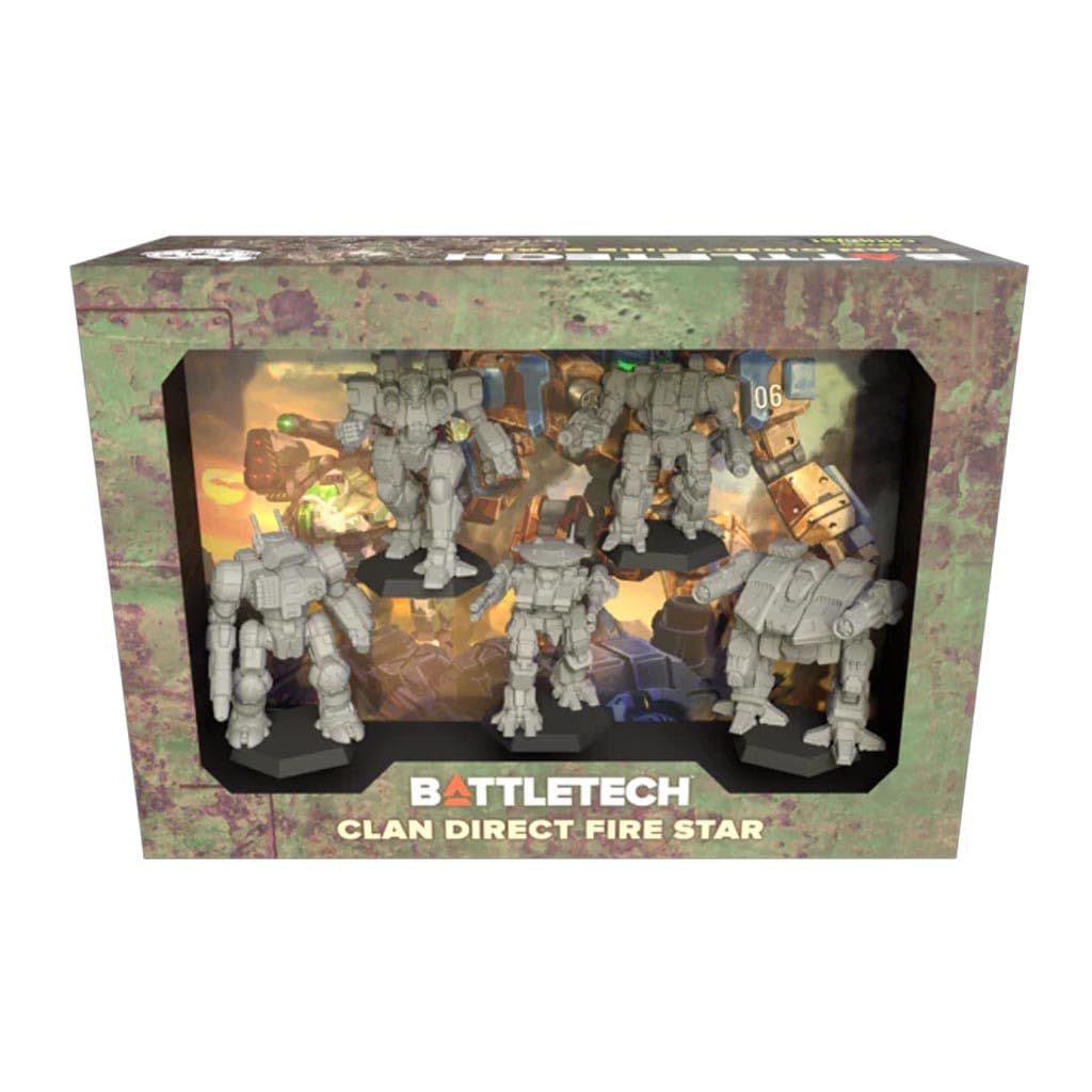 BattleTech | Miniatures | Clan Direct Fire Star | Expansion | Miniature Game | Catalyst Game Labs | Ages 14+, Nicht Zutreffend