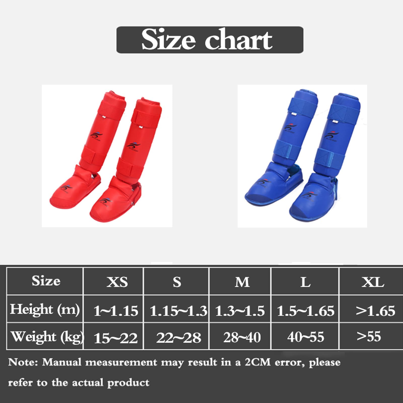 Piedi Protezione Shin Guard,Parastinchi da Boxe,MMA Arti Marziali Protettivo Parastinchi,Shins Guards Muay Thai,Facile da Indossare,per Allenamento Sparring,Arti Marziali Boxe Karatè