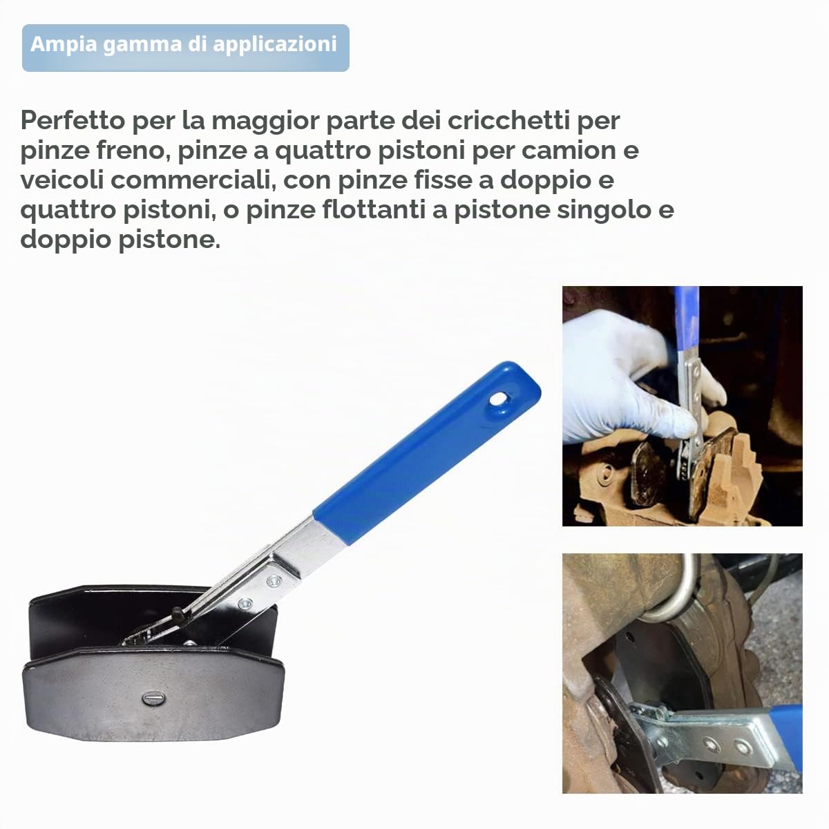 Pinza del freno con cricchetto Auto Pinza del freno con cricchetto per pistone di pressa per utensili