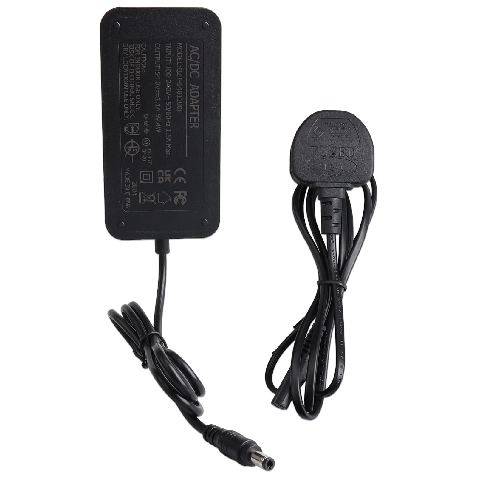 Transformador Electrico 54V para Ubiquiti Networks PoE Switch de 60W 8
