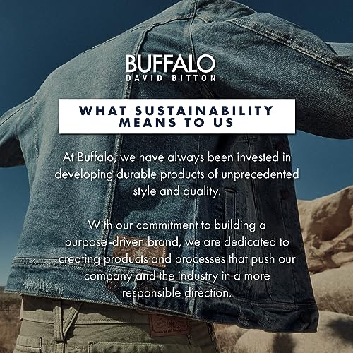 Image of Buffalo David Bitton Men's Six Slim Straight Leg Jean in Kiuri