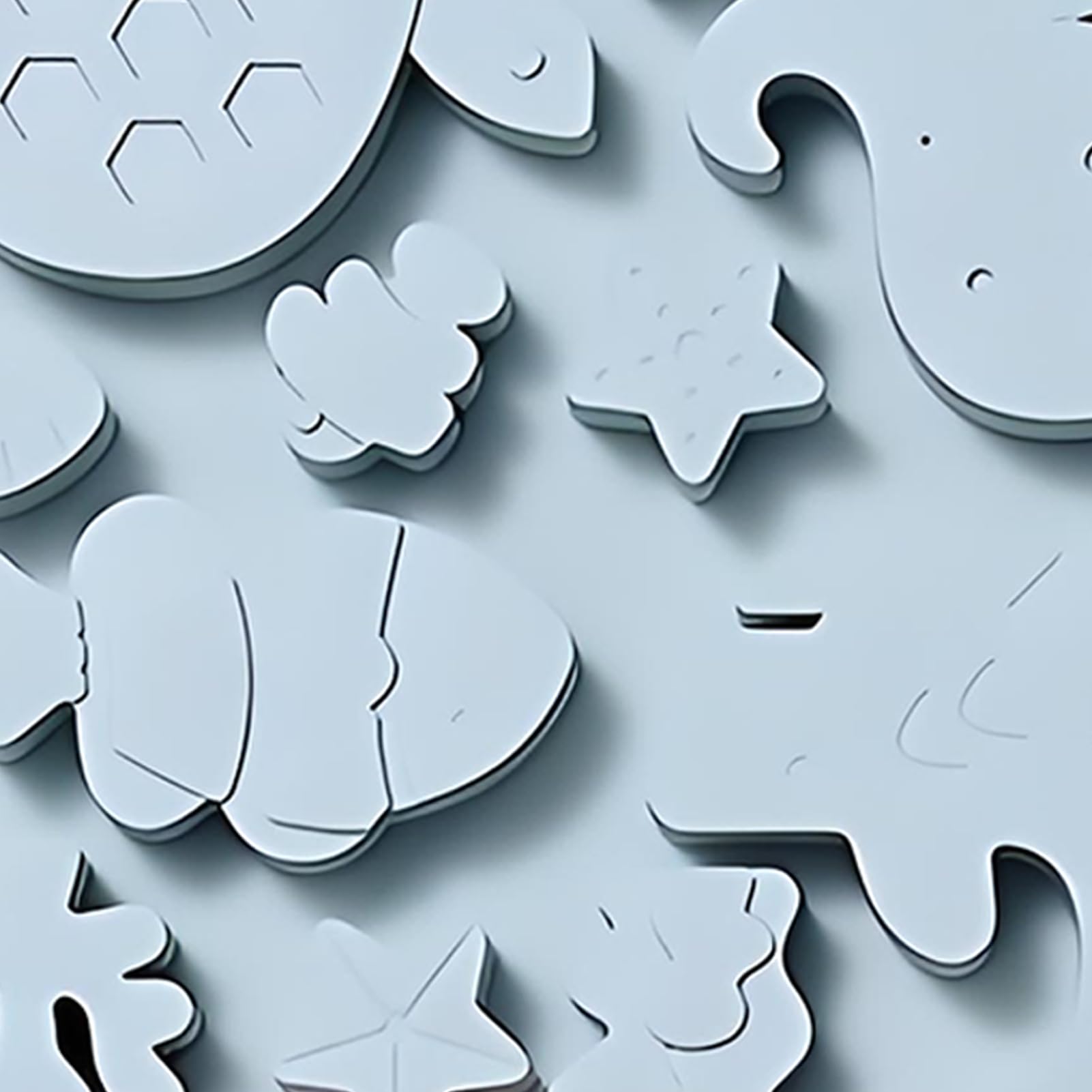 per cioccolatini, 10 antiaderenti in silicone, per torte, gelatine