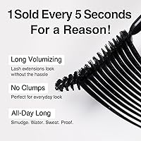 Vista 3 de CLIO Kill Lash Superproof Mascara, Máscara Impermeable Negra, Alargadora y Elevadora para Pestañas Definidas, de Larga Duración, Sin Grumos y Sin