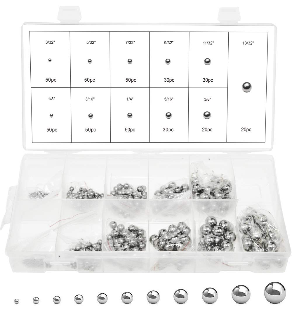 Swordfish 31320-430pc SAE Precision Bearing Steel Ball Assortment