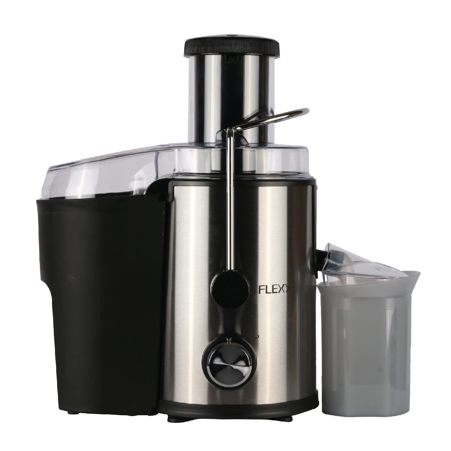 FLEXY® Juicer Machine | Big Mouth with Feed chute | Easy to Clean (500W) - Elegant Black