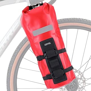 ZEFAL Sacoche Velo Cadre + Sac à Dos Étanche 6 L - Support Universel et Sacoche Fourche Velo Étanche pour Gravel et Bikepacking