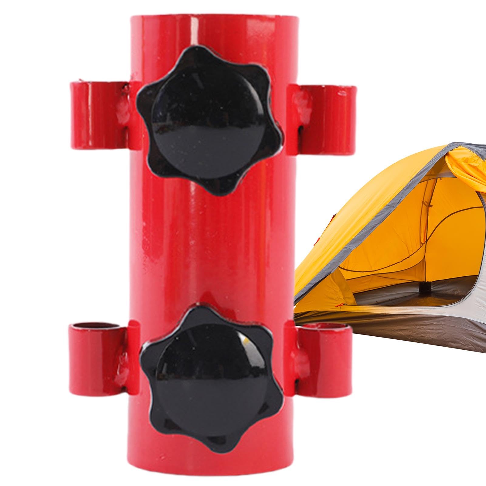 Soporte para poste de toldo resistente al viento, tubo de soporte para tienda de campaña