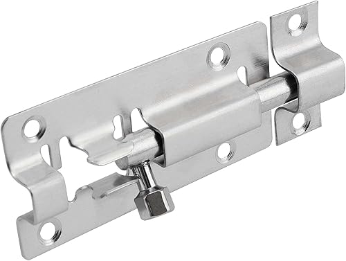 Miniatura 5 de Paquete de 30 pernos de barril de 3 pulgadas, cerradura deslizante de acero inoxidable, pestillo de puerta grueso con 120 tornillos de montaje,