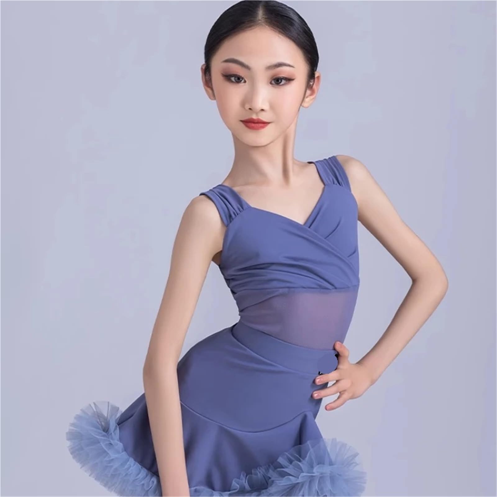 Reglamento de competición rendimiento traje entrenamiento baile latino for niñas Vestido Ropa adecuada para patinaje latino y artístico