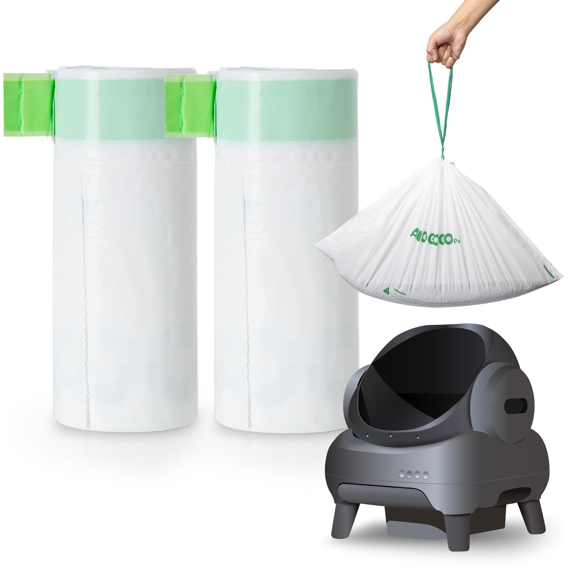 Amazon.com : AMOGOGOPET 50 Pack Litter Bags, Compatible with