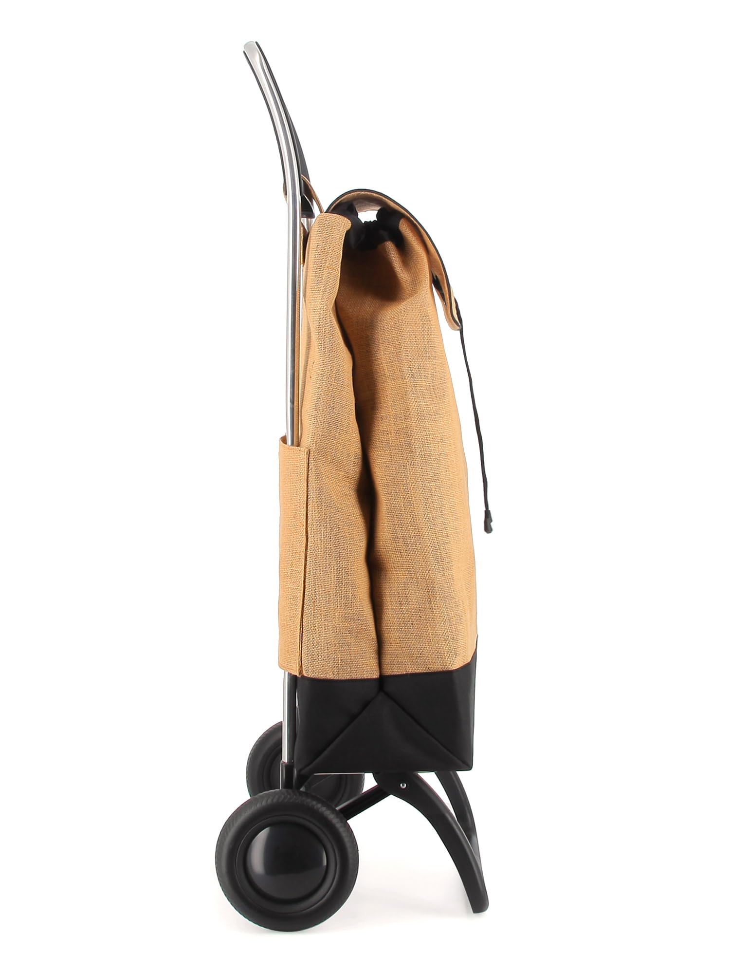 Carrello Portaspesa Rolser I-Max Yute Bi 2 ruote - Natural Nero